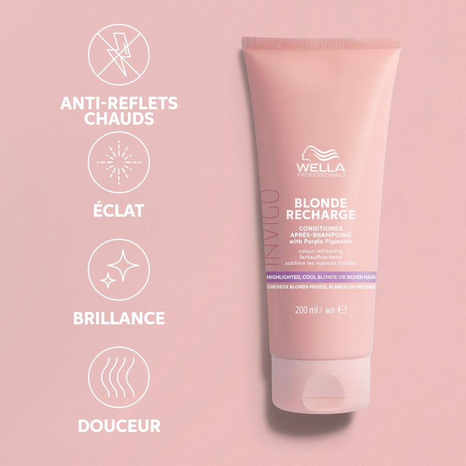 Soin Pigmentant Blonde Recharge Cool Invigo Wella 200ml