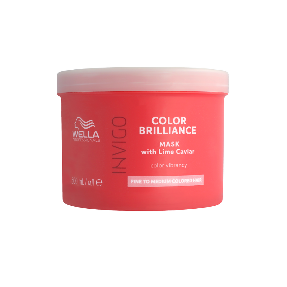Masque Color Brilliance Cheveux Fins Invigo Wella 500ml