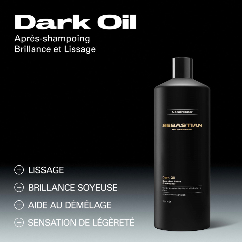 Conditionneur Léger Dark Oil Sebastian 1L - hairStore.fr