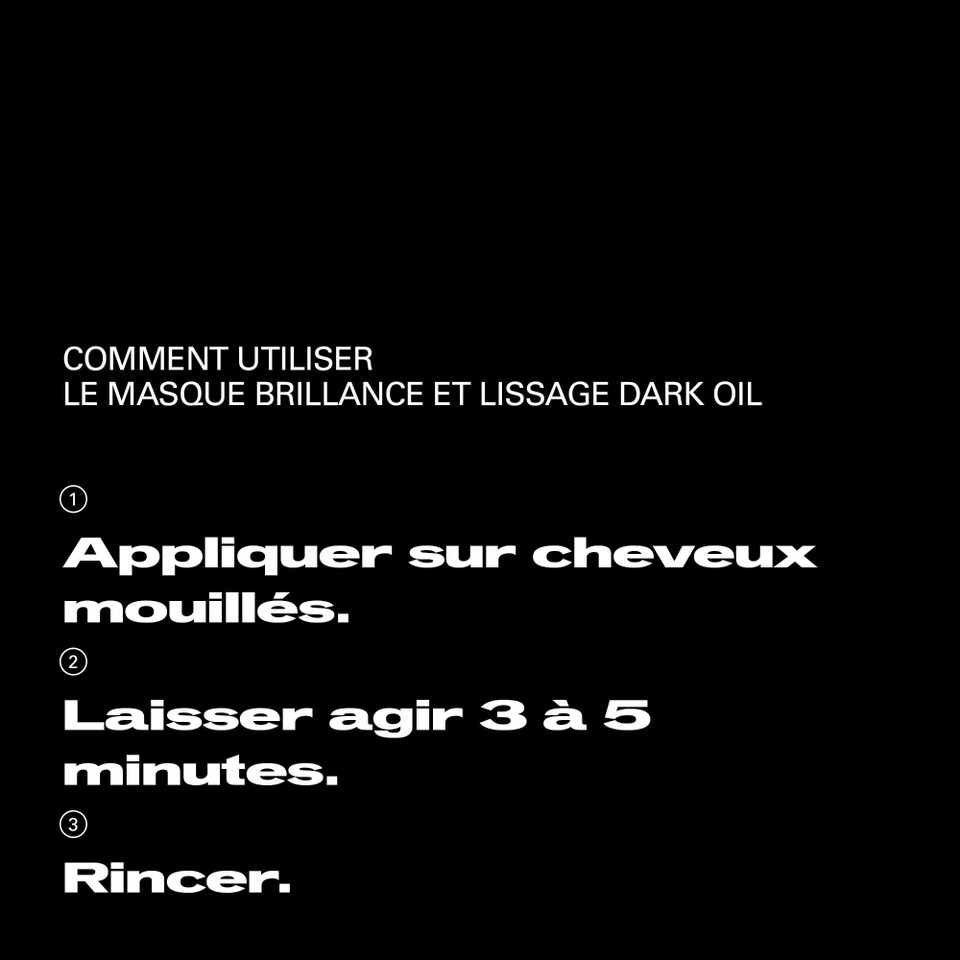 Masque Léger Dark Oil Sebastian 500ml - hairStore.fr