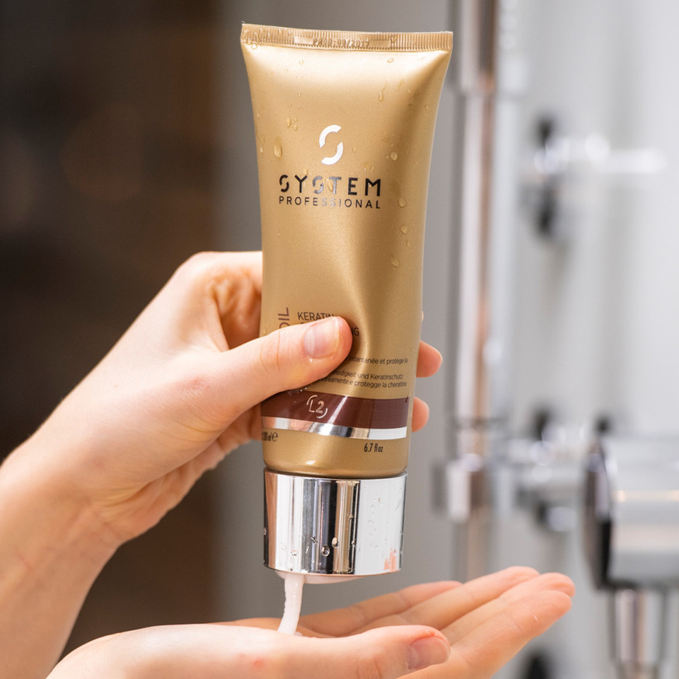Luxe Oil Keratin Conditioning Cream 200ml System Professional