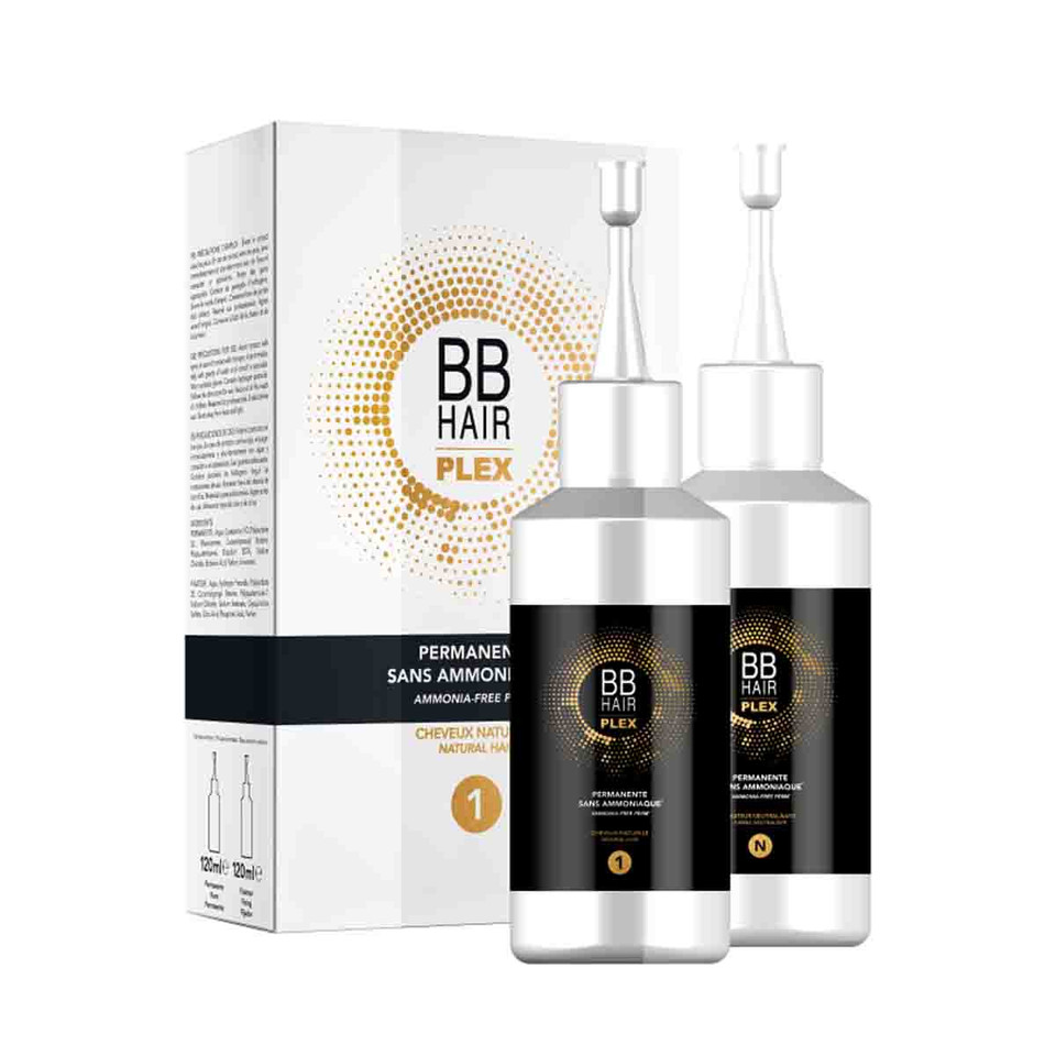 Permanente sans amoniaque Cheveux naturels N°1 BBHair Plex Generik