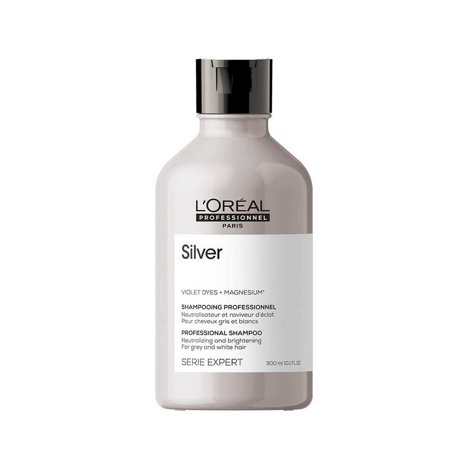 Silver Shampoing Déjaunisseur Pour Cheveux Gris L'Oréal 300ml - hairStore.fr