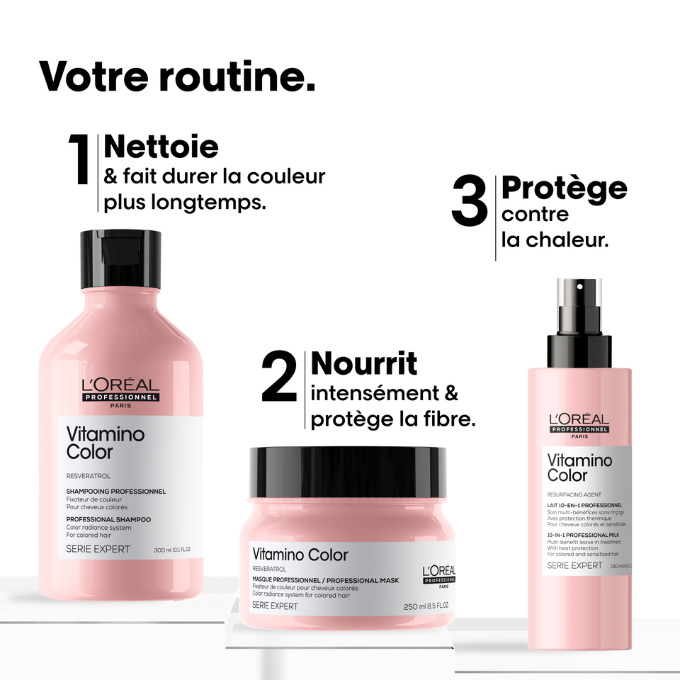 Vitamino Color Shampoing Pour Cheveux Colorés L'Oréal 500ml - hairStore.fr