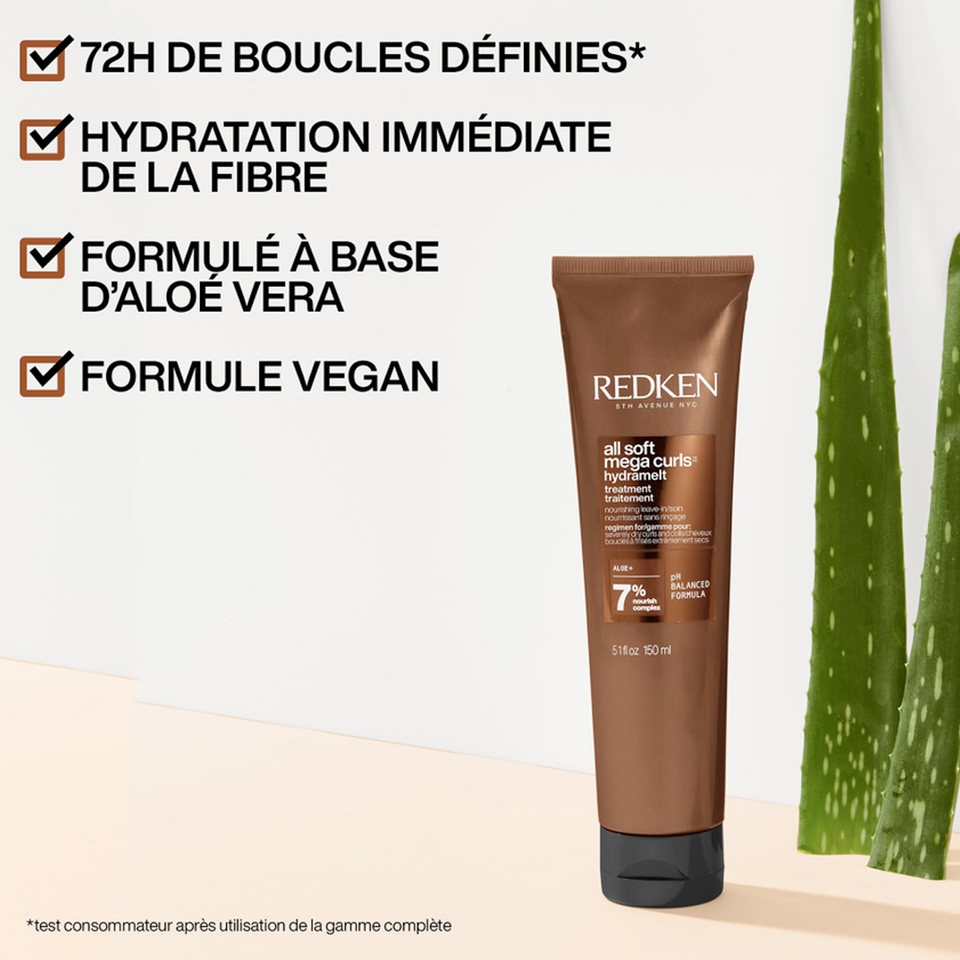 Soin Sans Rinçage Hydratant All Soft Mega Curls Redken 150ml