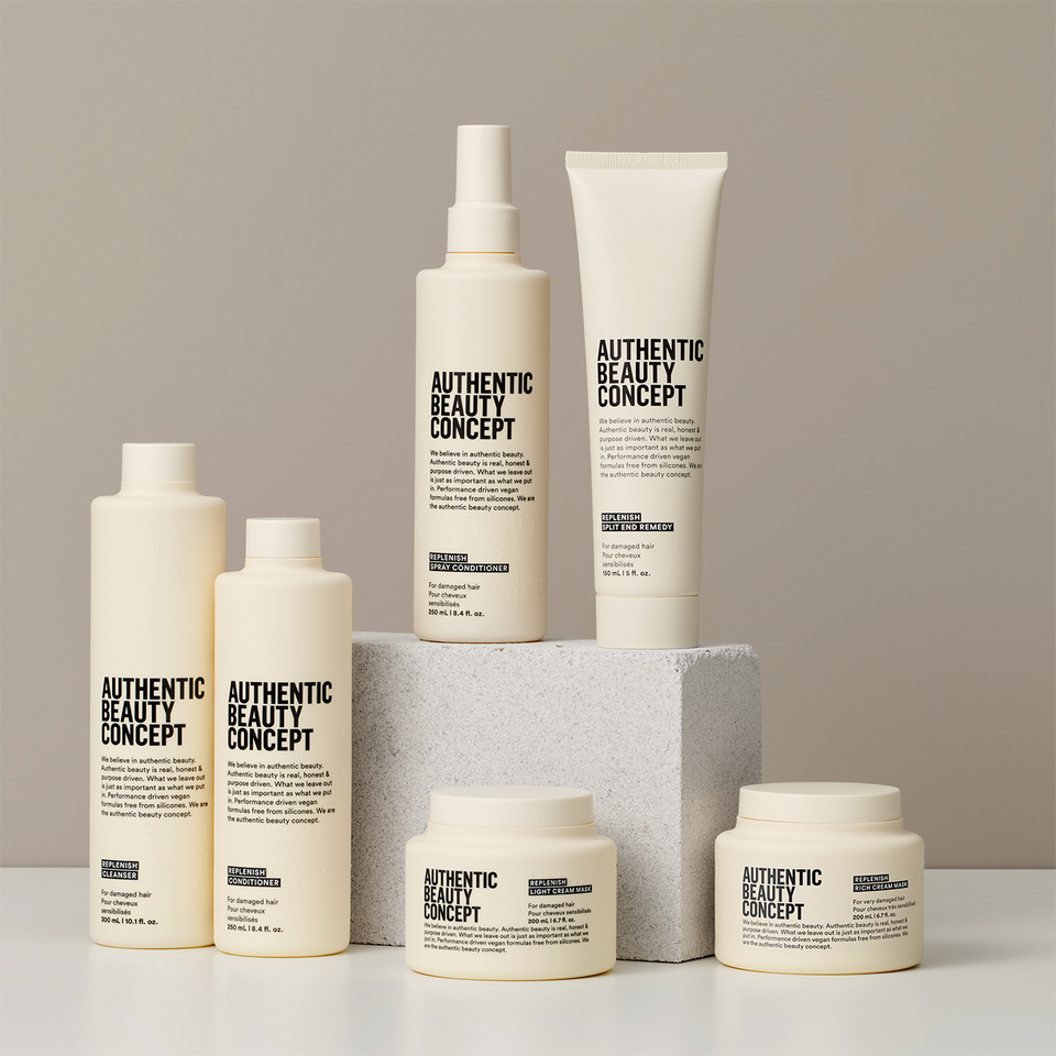 Soin Réparateur de Pointes Cheveux Sensibilisés Authentic Beauty Concept 150ml
