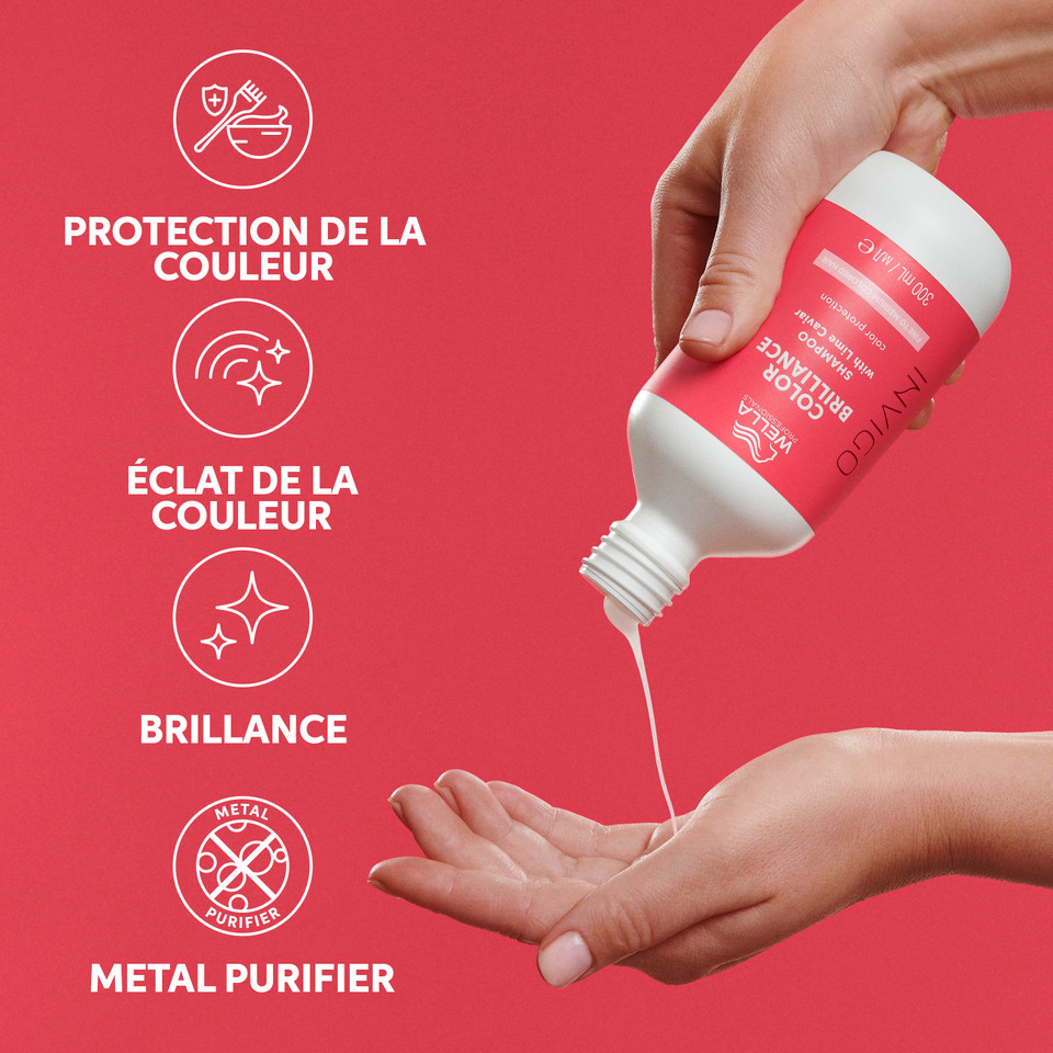 Shampoing Color Brilliance Cheveux Fins Invigo Wella 500ml