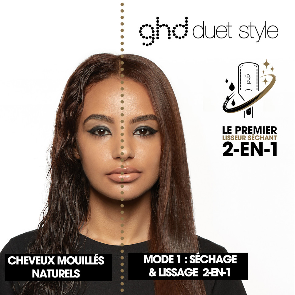 Lisseur Séchant 2-en-1 GHD Duet Style Blanc