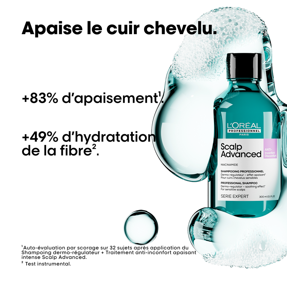 Shampooing Anti-Inconfort Scalp Advanced L'Oréal 500ml - hairStore.fr