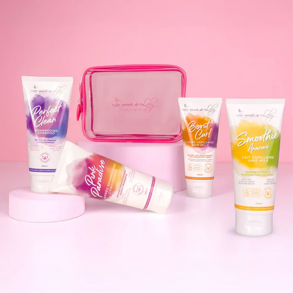 Kit D'embarquement cheveux Frisés 100ml Les Secrets De Loly - hairStore.fr