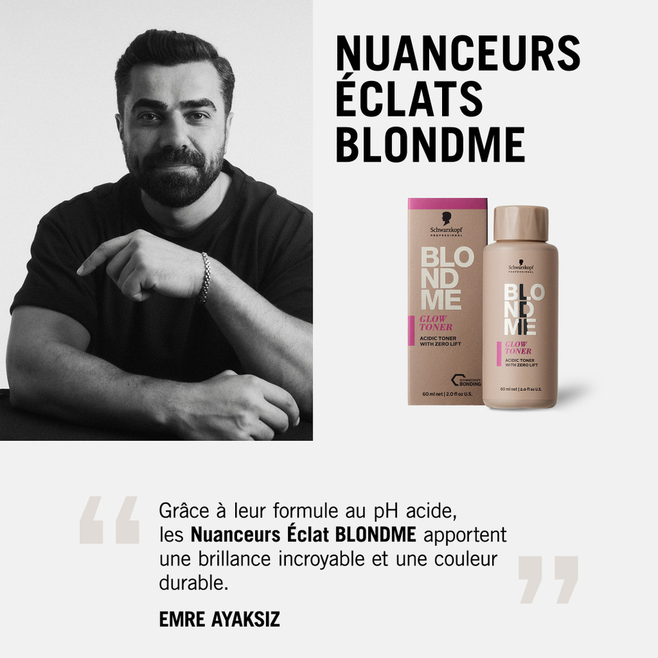 Crème Blondeur à Nuancer BlondMe Blonde Glow Toner 60ml
