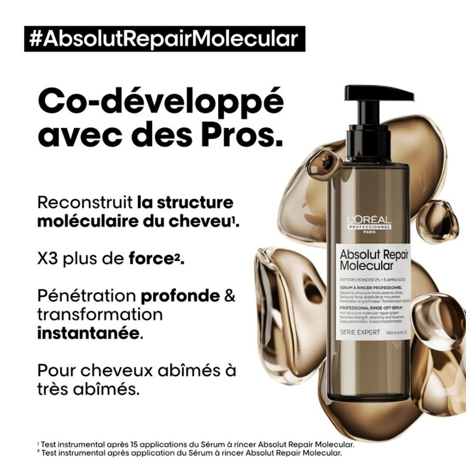 Sérum à Rincer Absolut Repair Molecular l'Oréal Professionnel 250 mlV