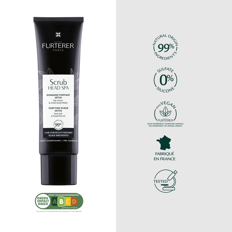Gommage Purifiant Détox Head & Spas René Furterer 150 ml