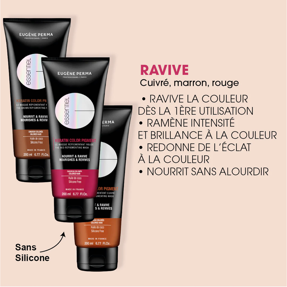 Masque Repigmentant Cuivré Essentiel Eugène Perma 200ml- hairStore.fr