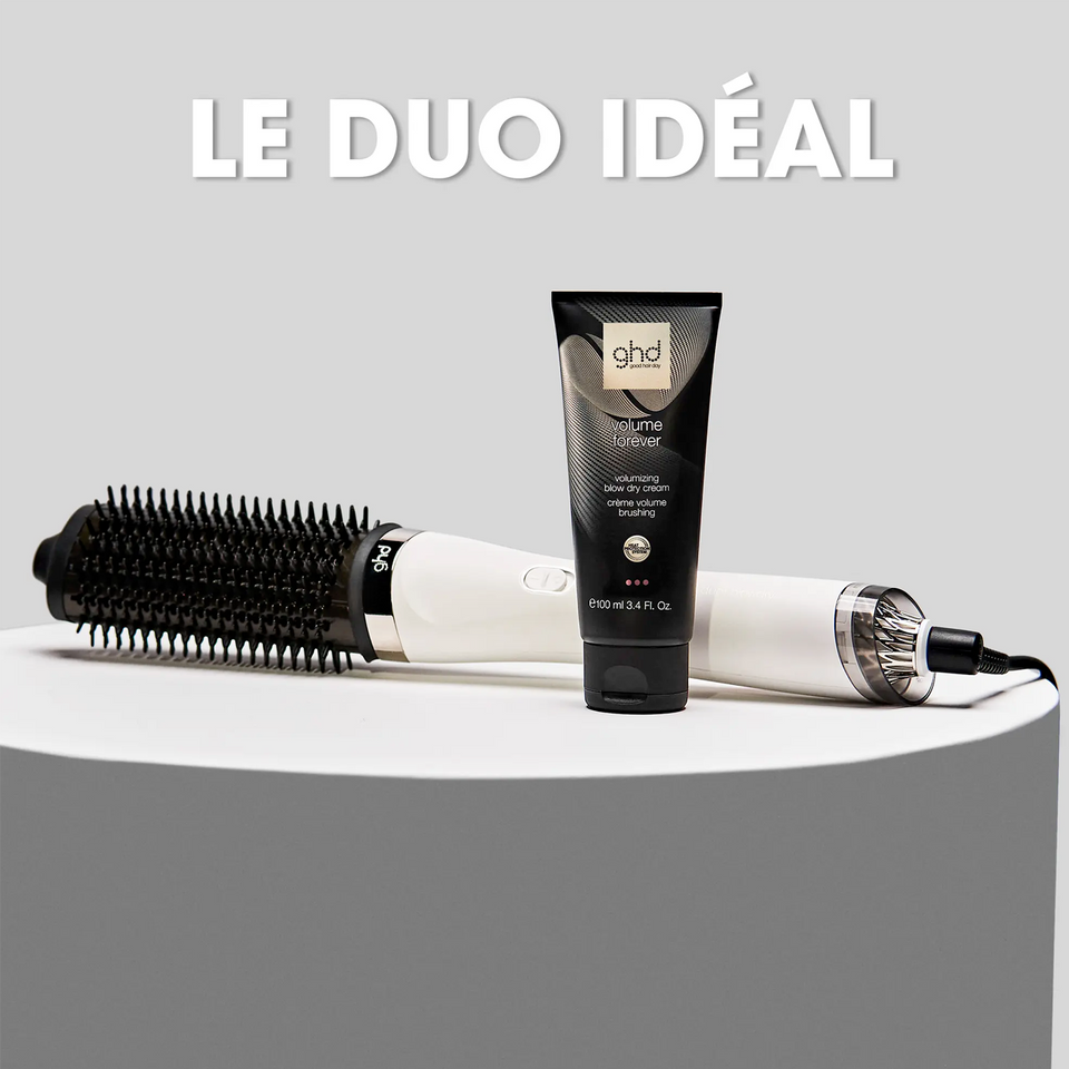 Brosse Soufflante 2-en-1 GHD Duet Blowdry Blanc - hairStore.fr