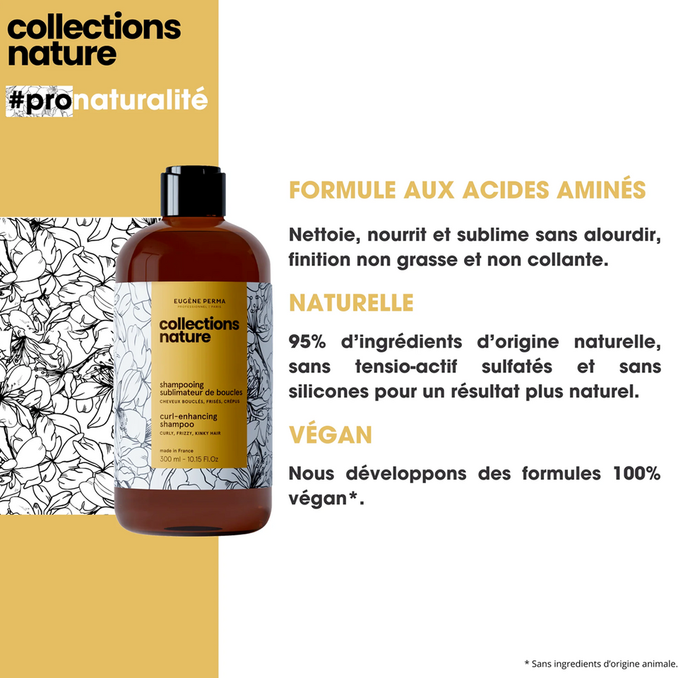 Shampooing sublimateur de boucles collections Nature Eugène Perma 300ml - hairStore.fr