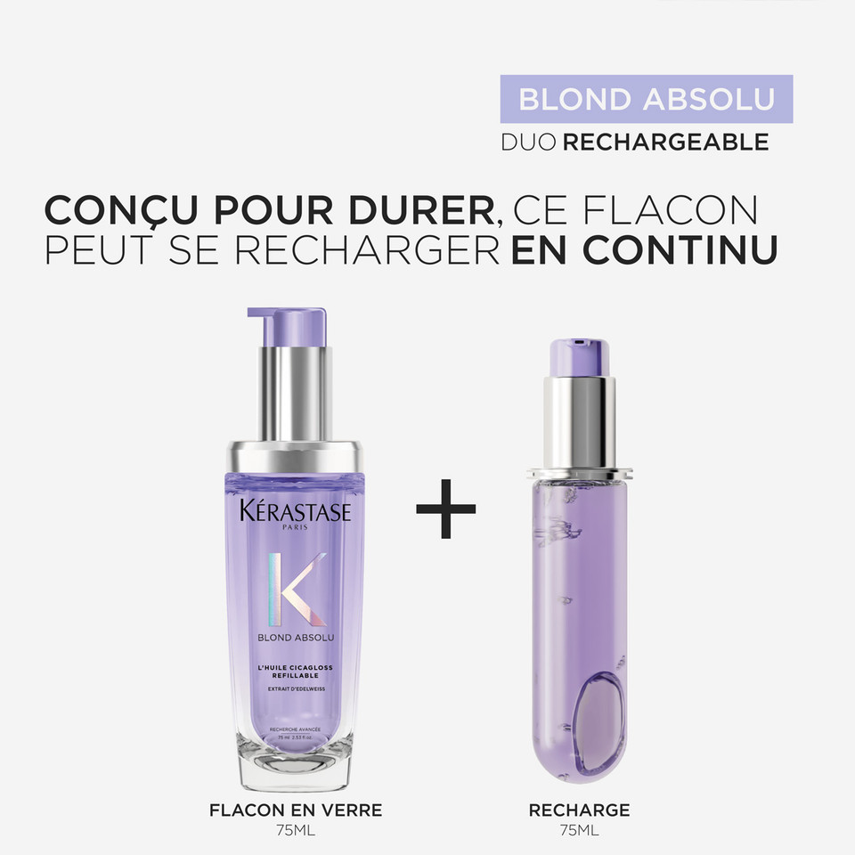 Huile Cicagloss Blond Absolu Rechargeable Kérastase 75 ml