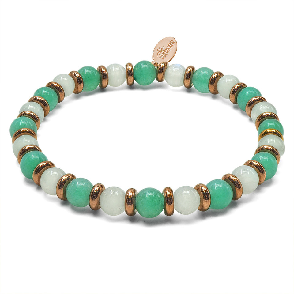 "Essence Féminine" - Amazonite - Pierre de lune