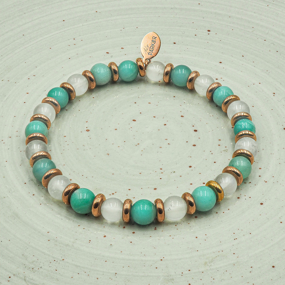 "Essence Féminine" - Amazonite - Pierre de lune
