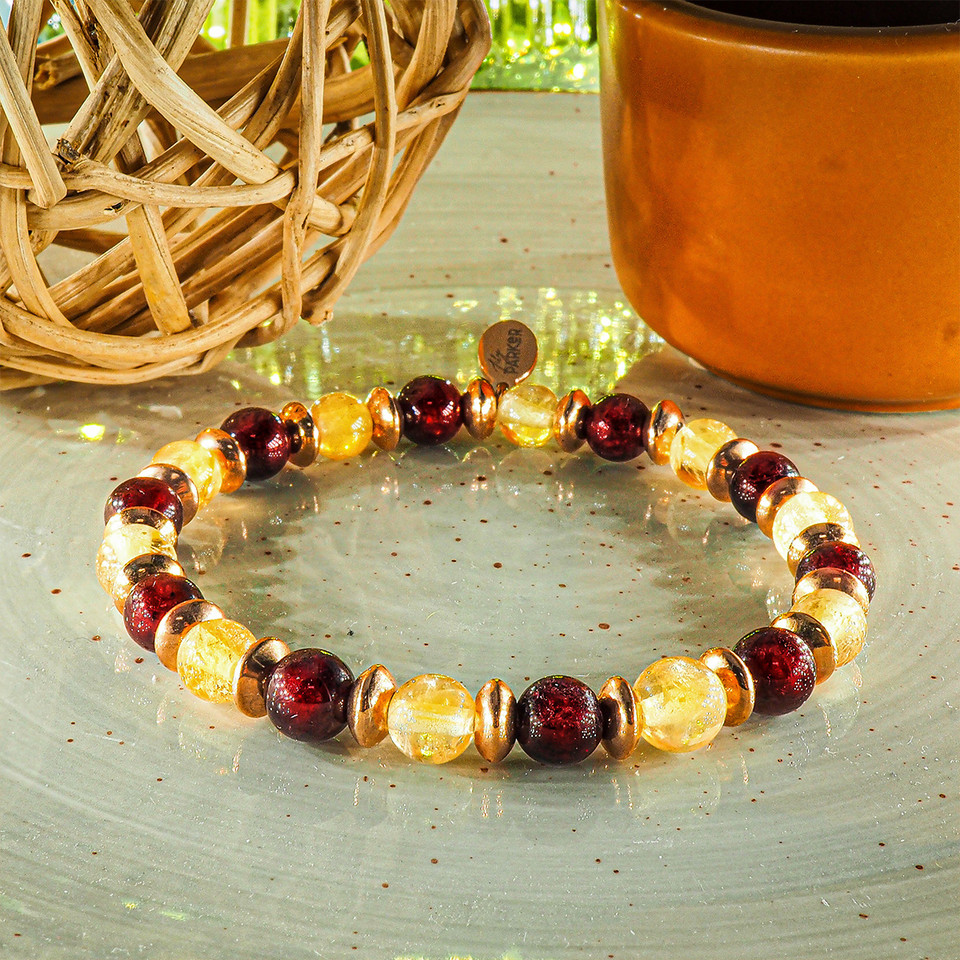 "Power Boost" - Citrine - Grenat