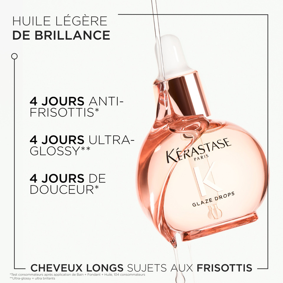 Huile Glaze Drops Gloss Absolu Kérastase 45ml - hairStore.fr