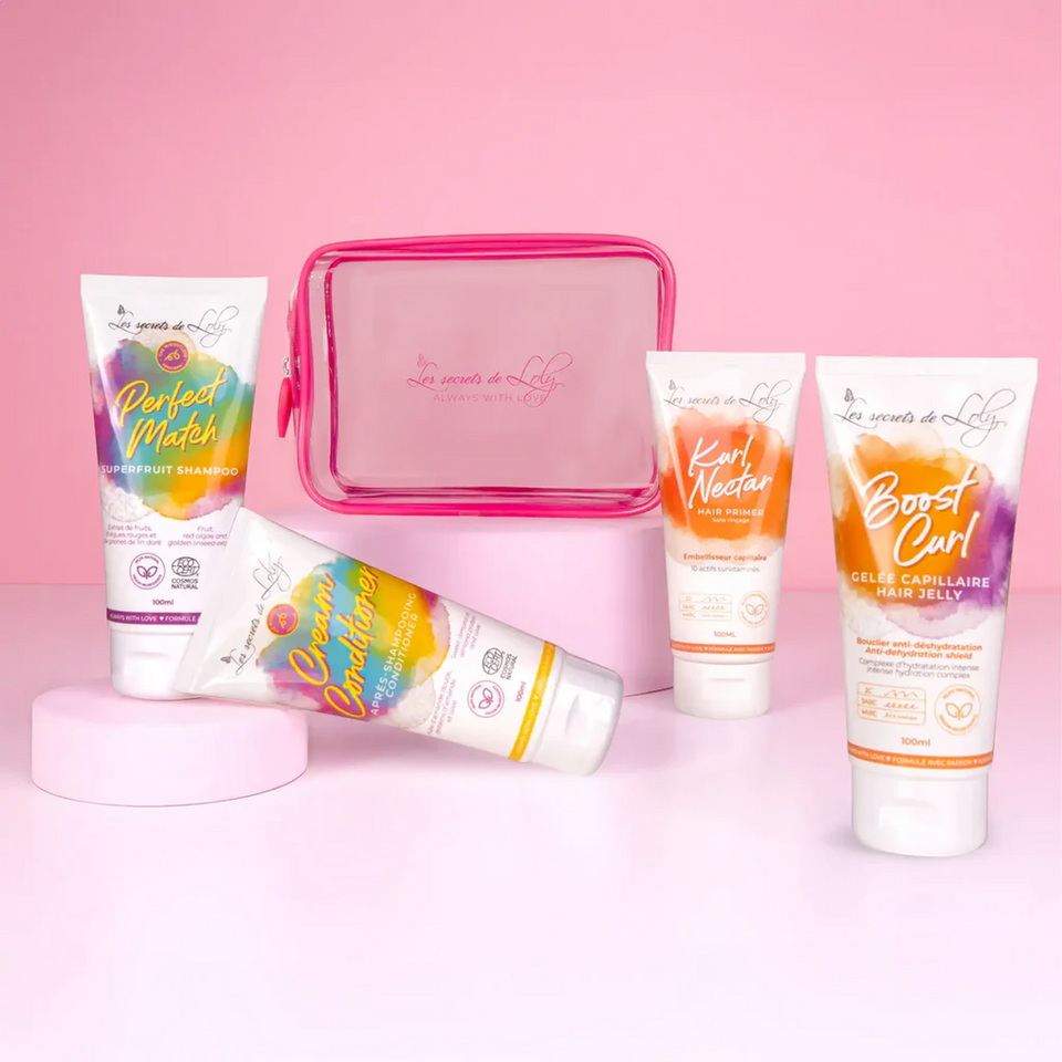 Kit D'embarquement cheveux Bouclés 100ml Les Secrets De Loly - hairStore.fr