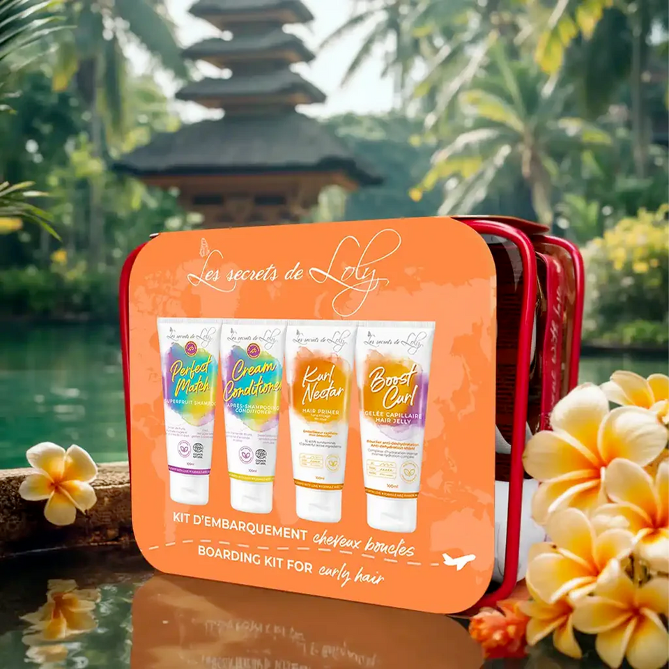 Kit D'embarquement cheveux Bouclés 100ml Les Secrets De Loly - hairStore.fr