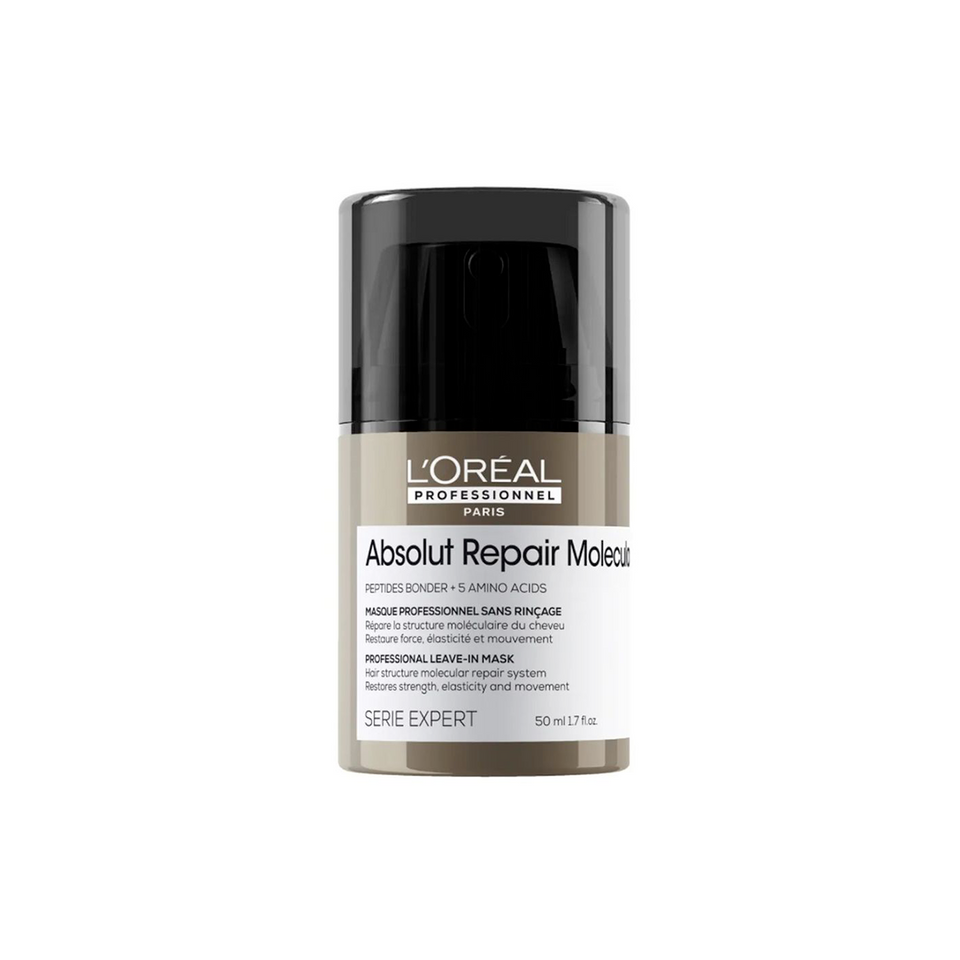 Masque Sans Rinçage Absolut Repair Molecular L'Oréal Professionnel 50 ml - hairStore.fr