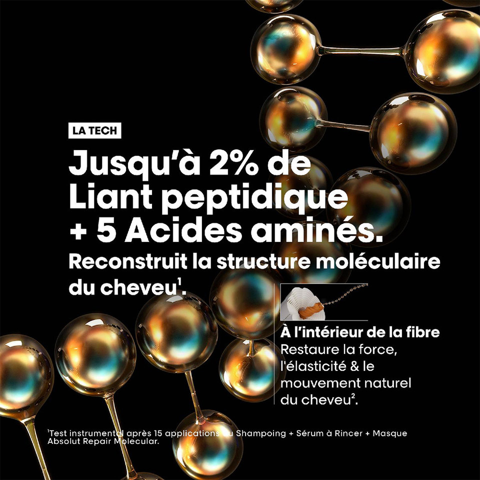 Masque Absolut Repair Molecular L'Oréal Professionnel 150 ml - hairStore.fr
