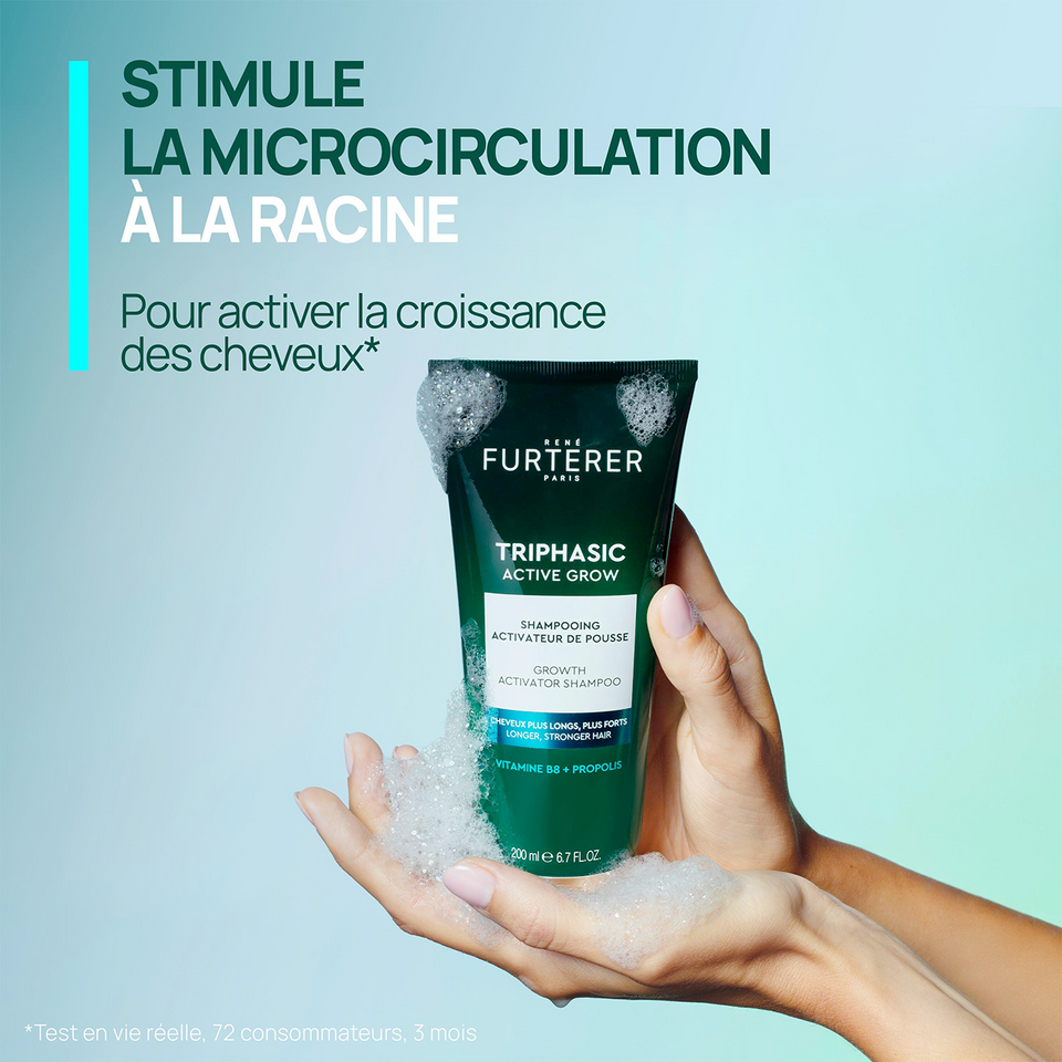 René Furterer Shampooing activateur de pousse - Triphasic Active Grow 500ml - hairStore.fr