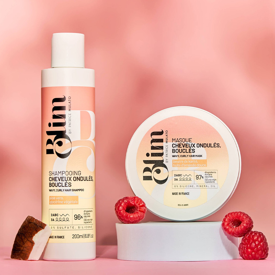 Shampooing Cheveux Ondulés, Bouclés Blim by Mulato 200 ml