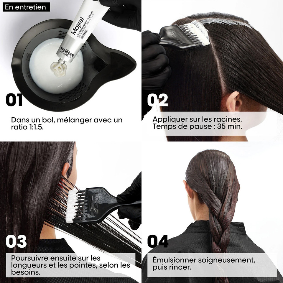 Coloration Crème de Beauté Majirel L'Oréal Professionnel 60 ml (Nouvelle Génération)