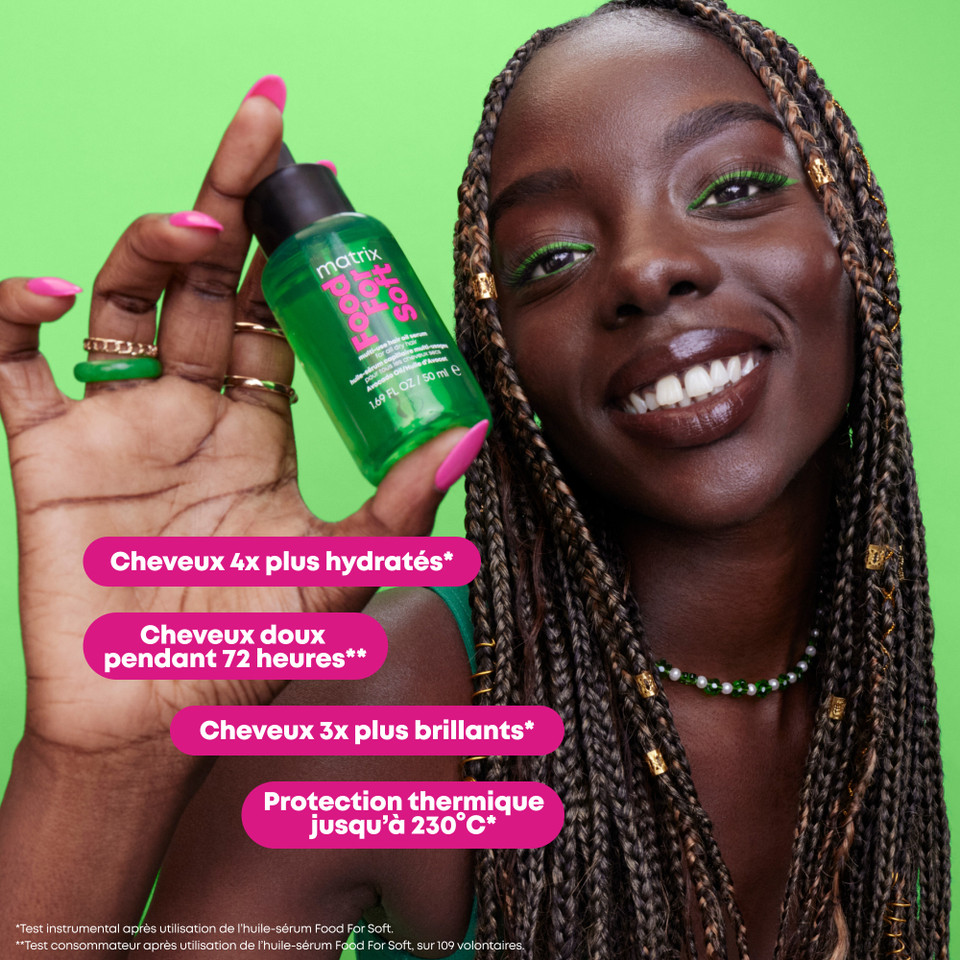 Food For Soft Huile-Sérum Multi-Usages pour cheveux secs à très secs 50ml