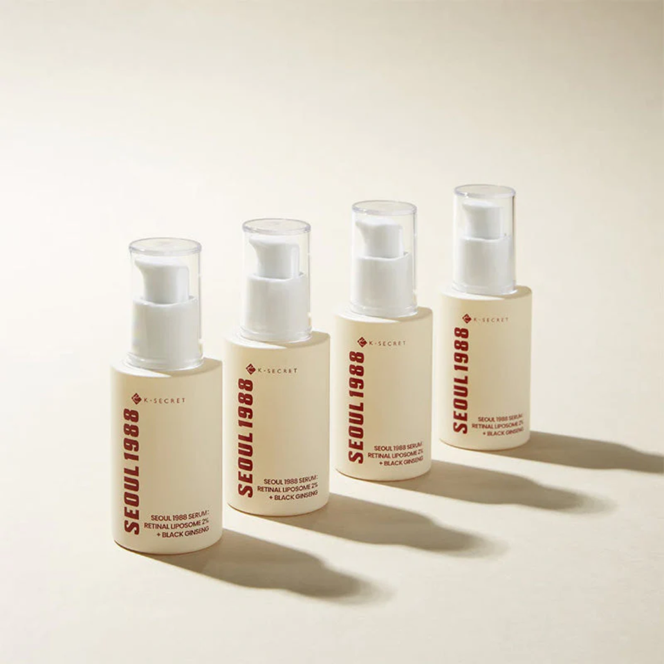 Sérum Seoul 1988 Serum: Retinal Liposome 2% + Black Ginseng K-Secret - Anti-Âge