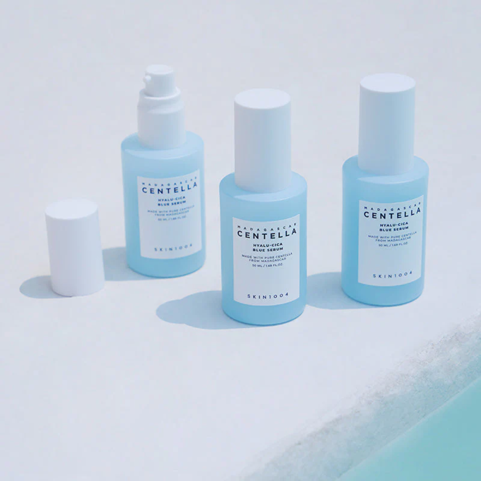 Sérum Madagascar Centella Hyalu-Cica Blue Serum SKIN1004 - Peaux Sensibles - 50 ml