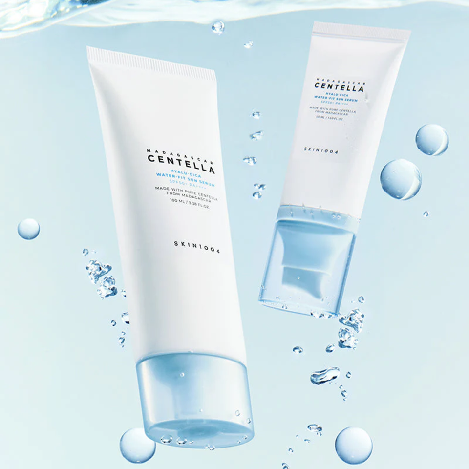 Crème Solaire Madagascar Centella Hyalu-Cica Water-Fit Sun Serum SKIN1004 - Protection Solaire - 50 ml
