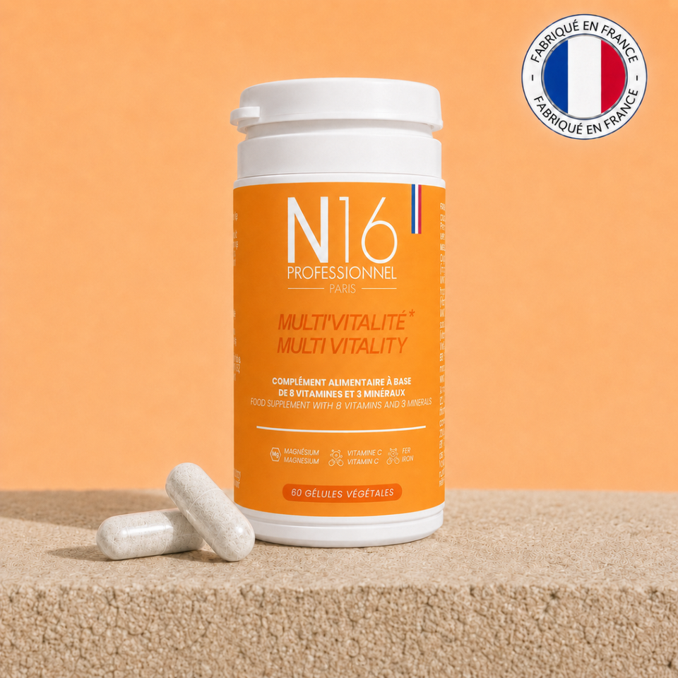  Multi'vitalité Cure de 3 mois Complément Alimentaire N16 Professionnel - hairStore.fr