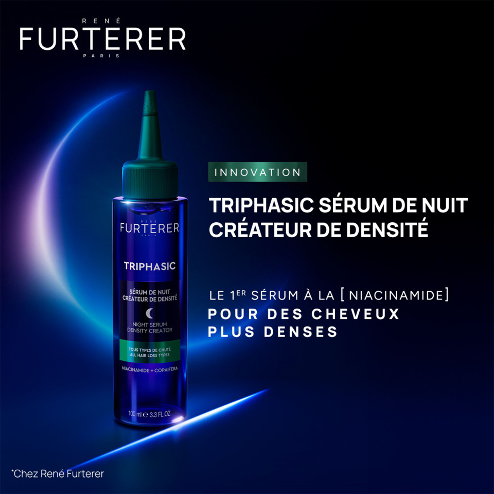 Triphasic Sérum De Nuit Créateur De Densité René Furterer - La Pousse Des Cheveux - 100 ml