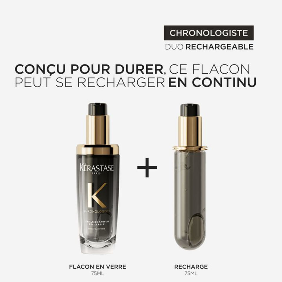 Huile de parfum Refillable Chronologiste 75ml - hairStore.fr