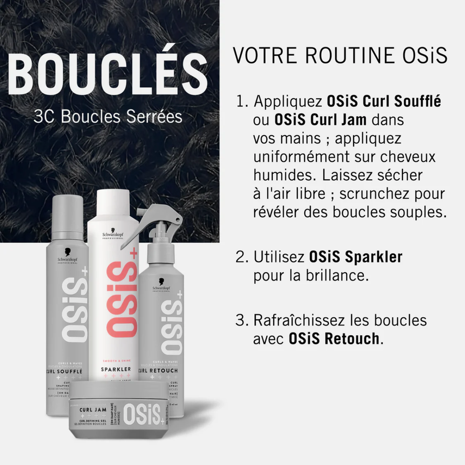 Spray Raviveur Boucles Curl Retouch Osis+ Schwarzkopf - 200ml