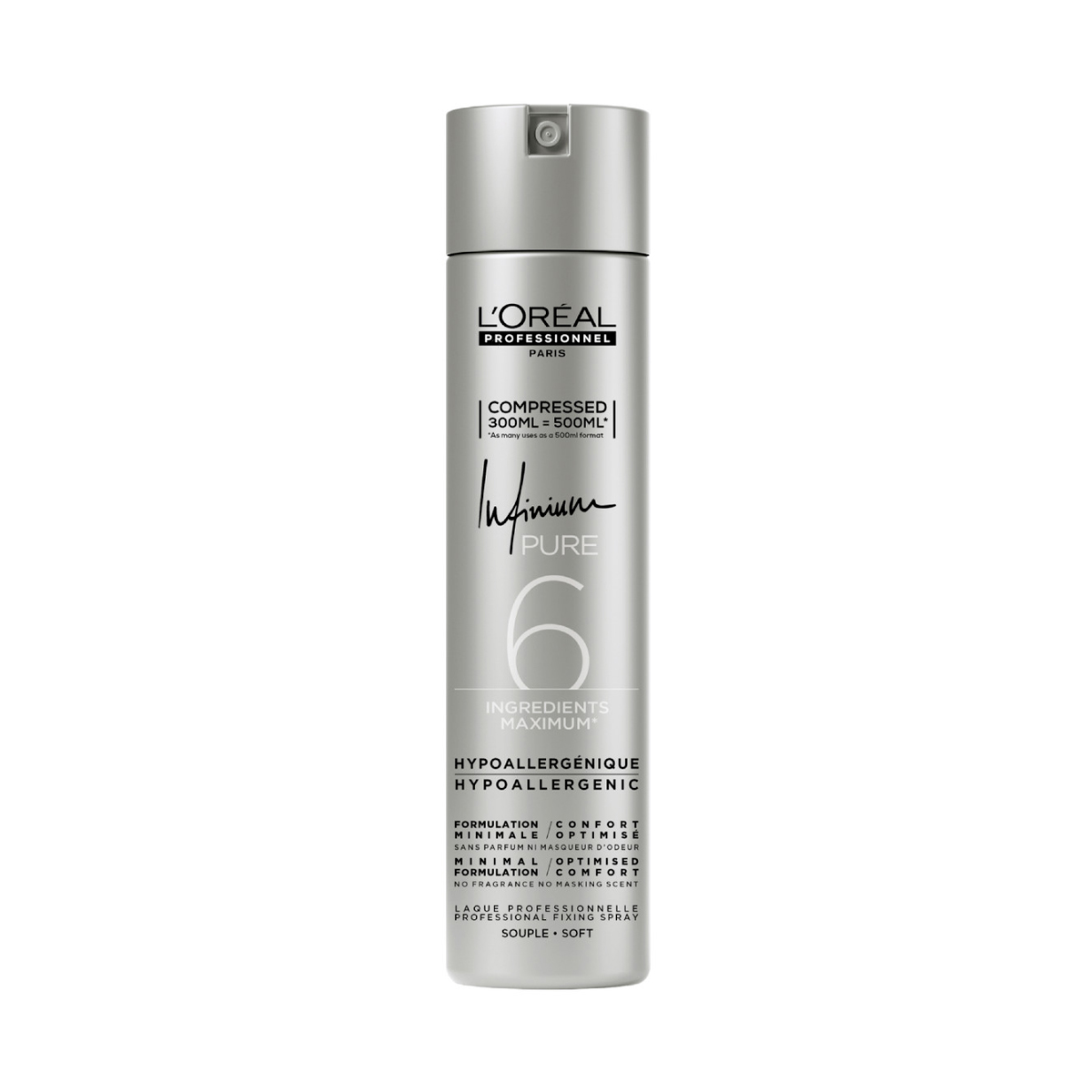 Laque Infinium Souple Compressée 300ml