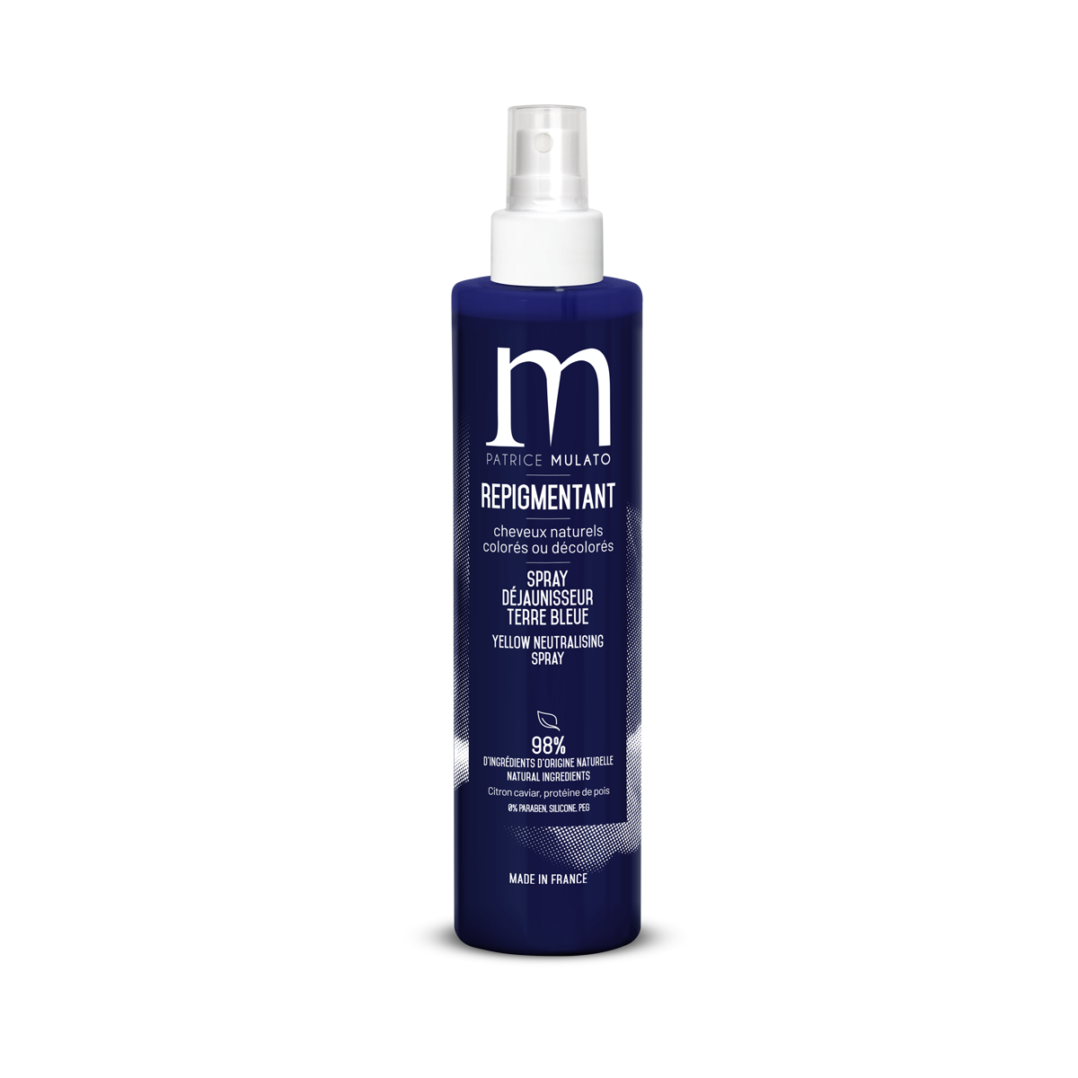 Spray Repigmentant Déjaunisseur Terre Bleue 200ml- Mulato 