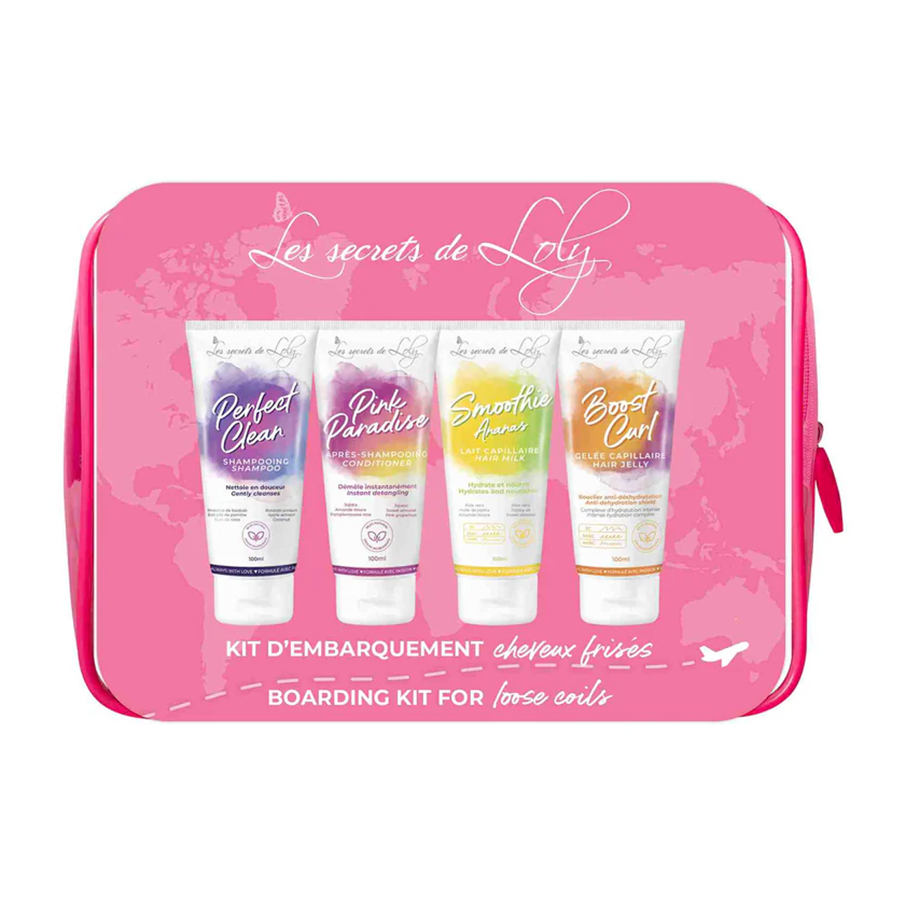 Kit D'embarquement cheveux Frisés 100ml Les Secrets De Loly