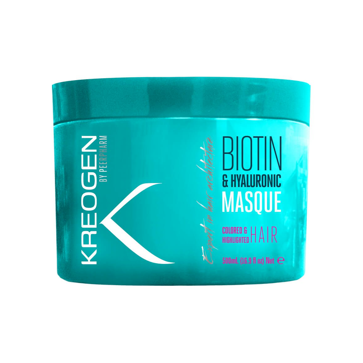 Masque Nourrissant Et Réparateur à la Biotine - Cheveux Colorés Kreogen 500ml