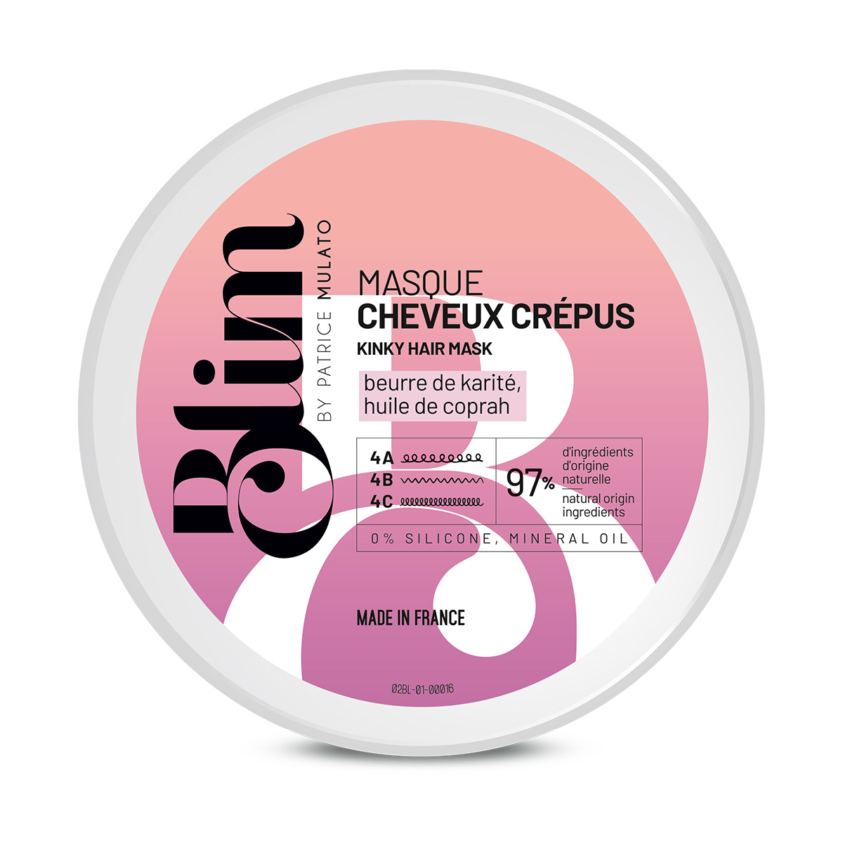 Masque Cheveux Crépus Blim by Mulato 200 ml