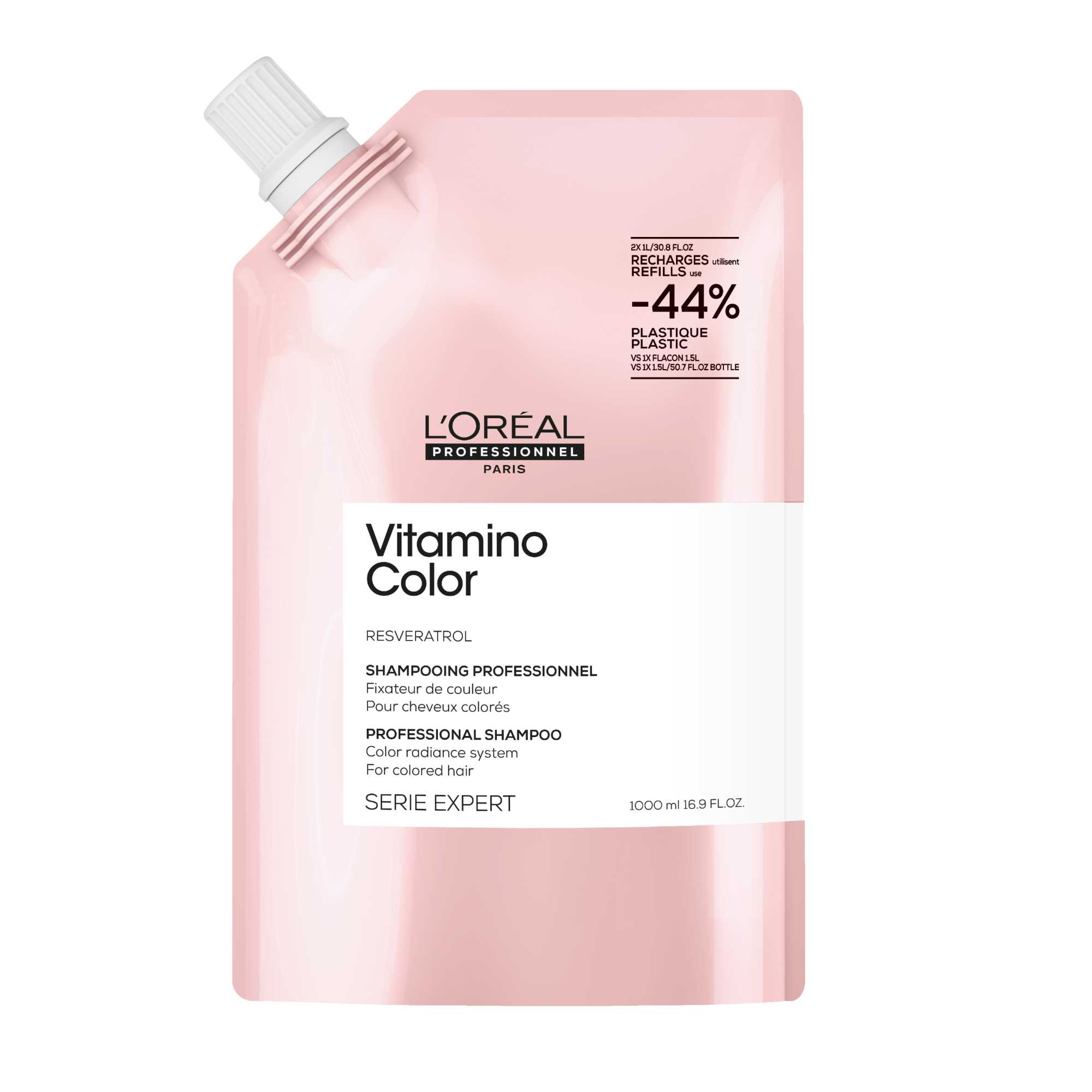 Éco-Recharge Shampooing Vitamino Color L'Oréal 1000ml