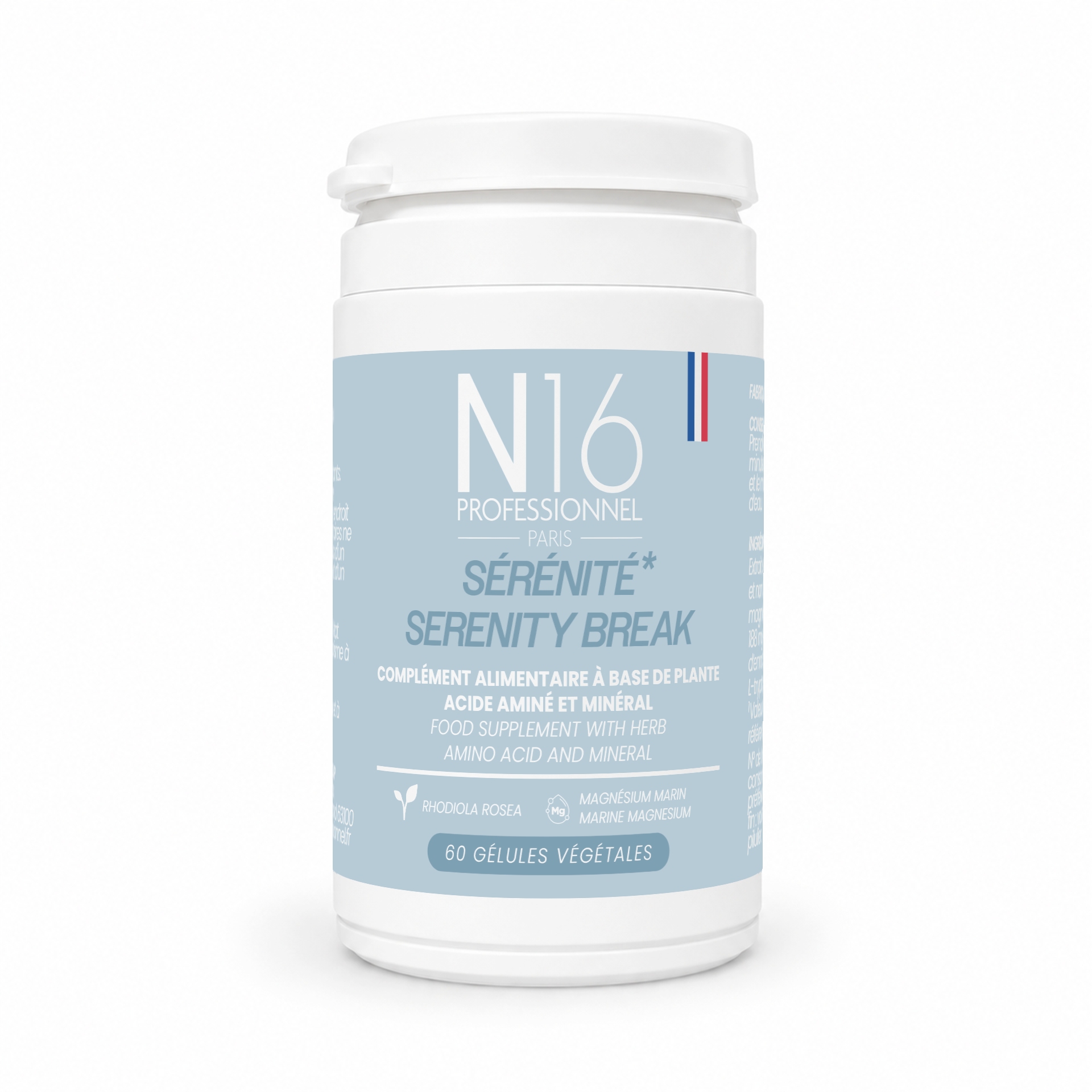 Complément Alimentaire Sérénité Stress & Système Nerveux N16 Professionnel - Anti-Stress - 60 gélules