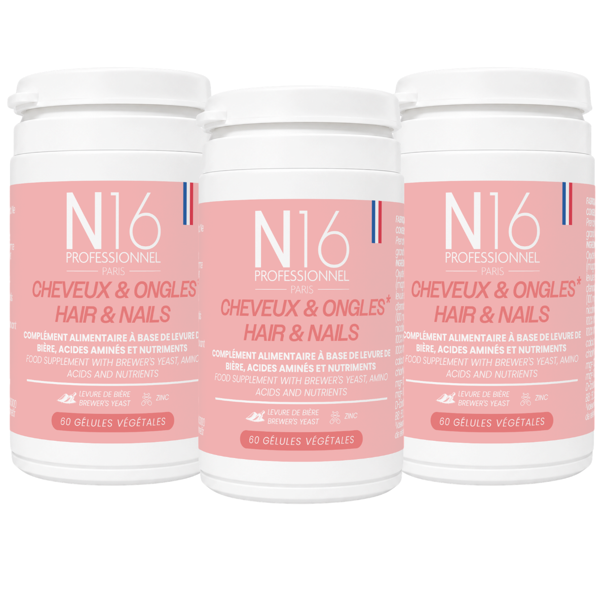 Complément Alimentaire Cheveux & Ongles N16 Professionnel - Cheveux & Ongles