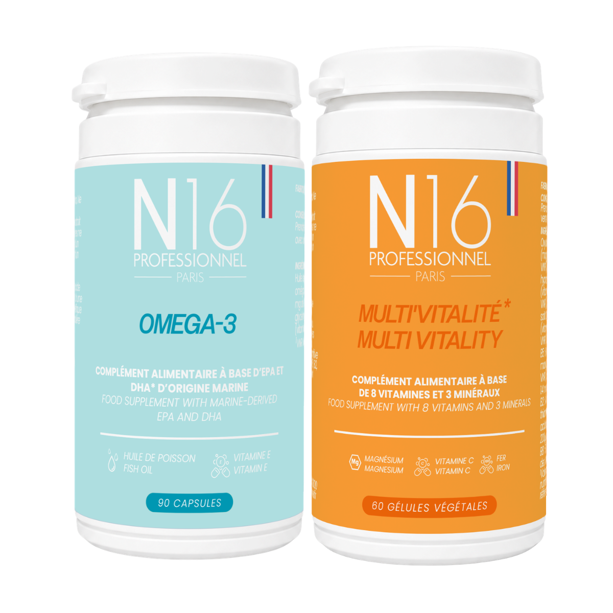 Complément Alimentaire Cure Bien-Être N16 Professionnel - Vitalité - 150 gélules