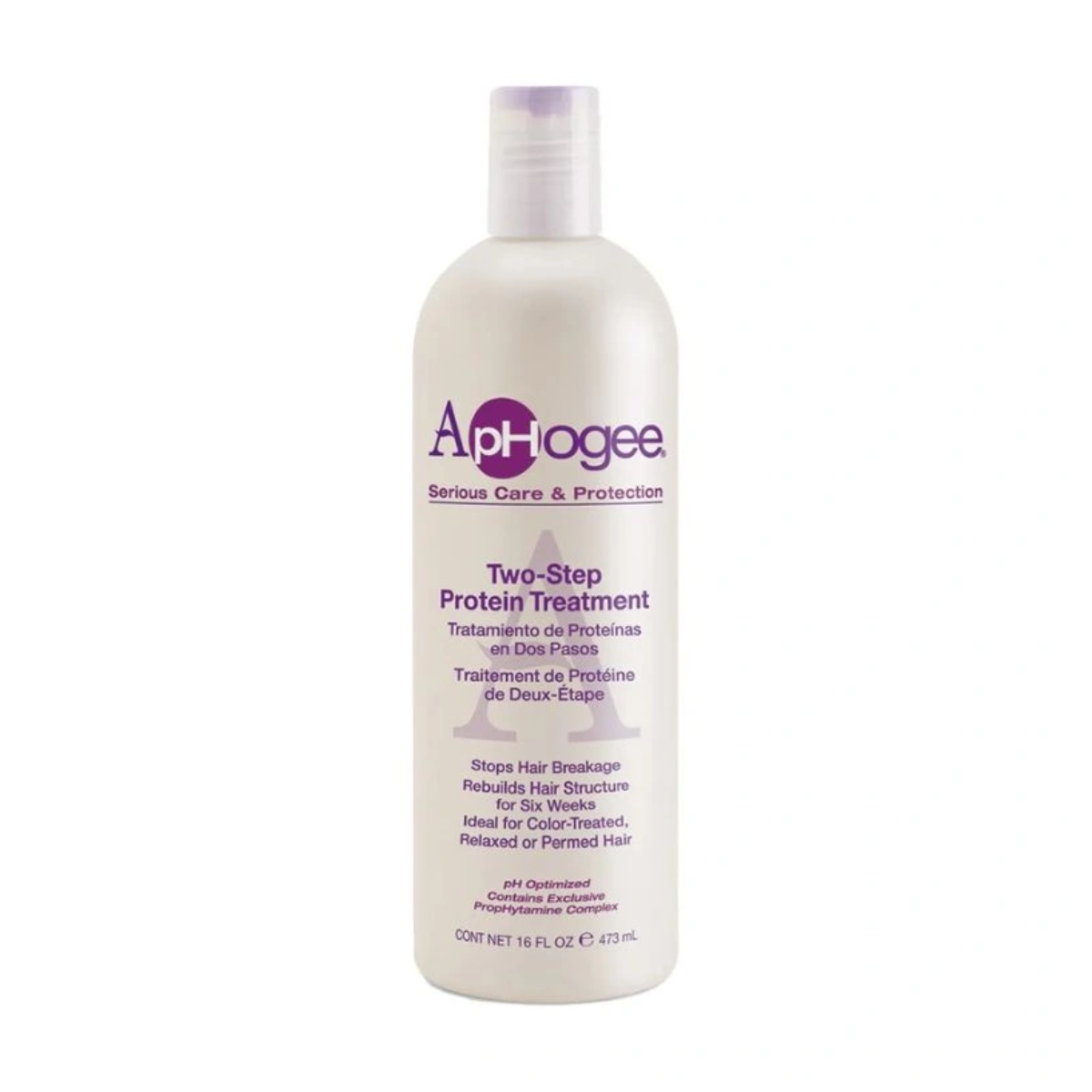 Traitement Protéiné En Deux Ètapes Cheveux abimês Protein System Aphogee 473ml